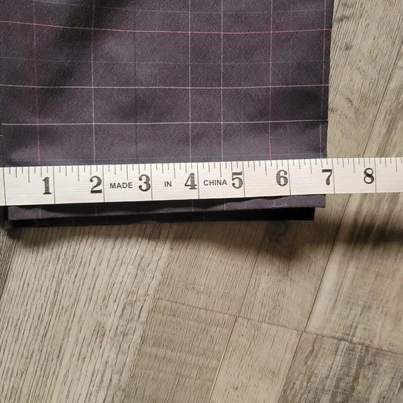 Slazenger Women's Golf Pants Sz 4 Polyester Spandex Stretch Check Gray - Picture 7 of 11